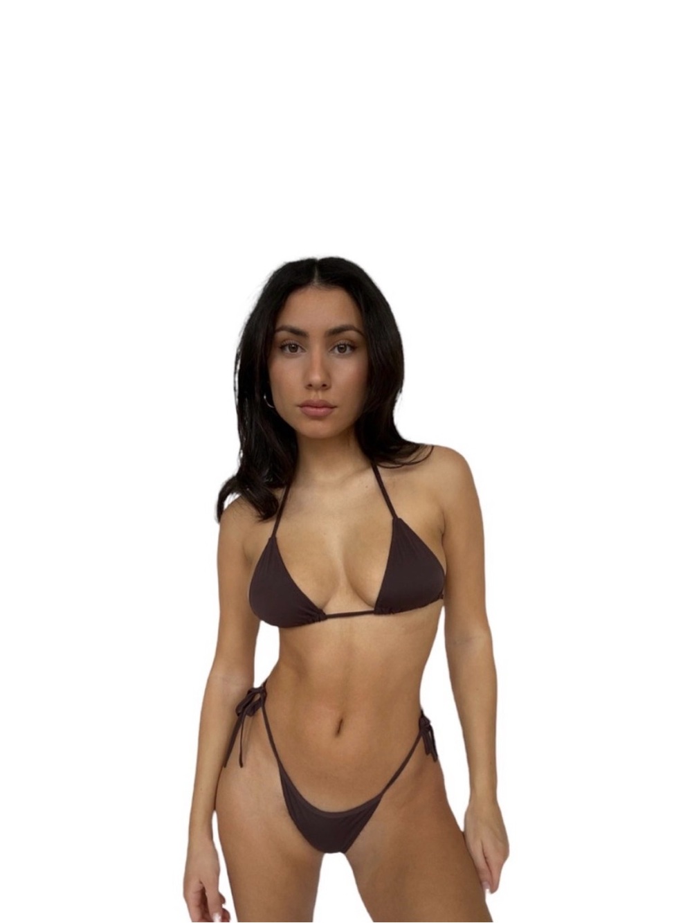 437 swimwear THE SANDERS TOP / ESPRESSO
